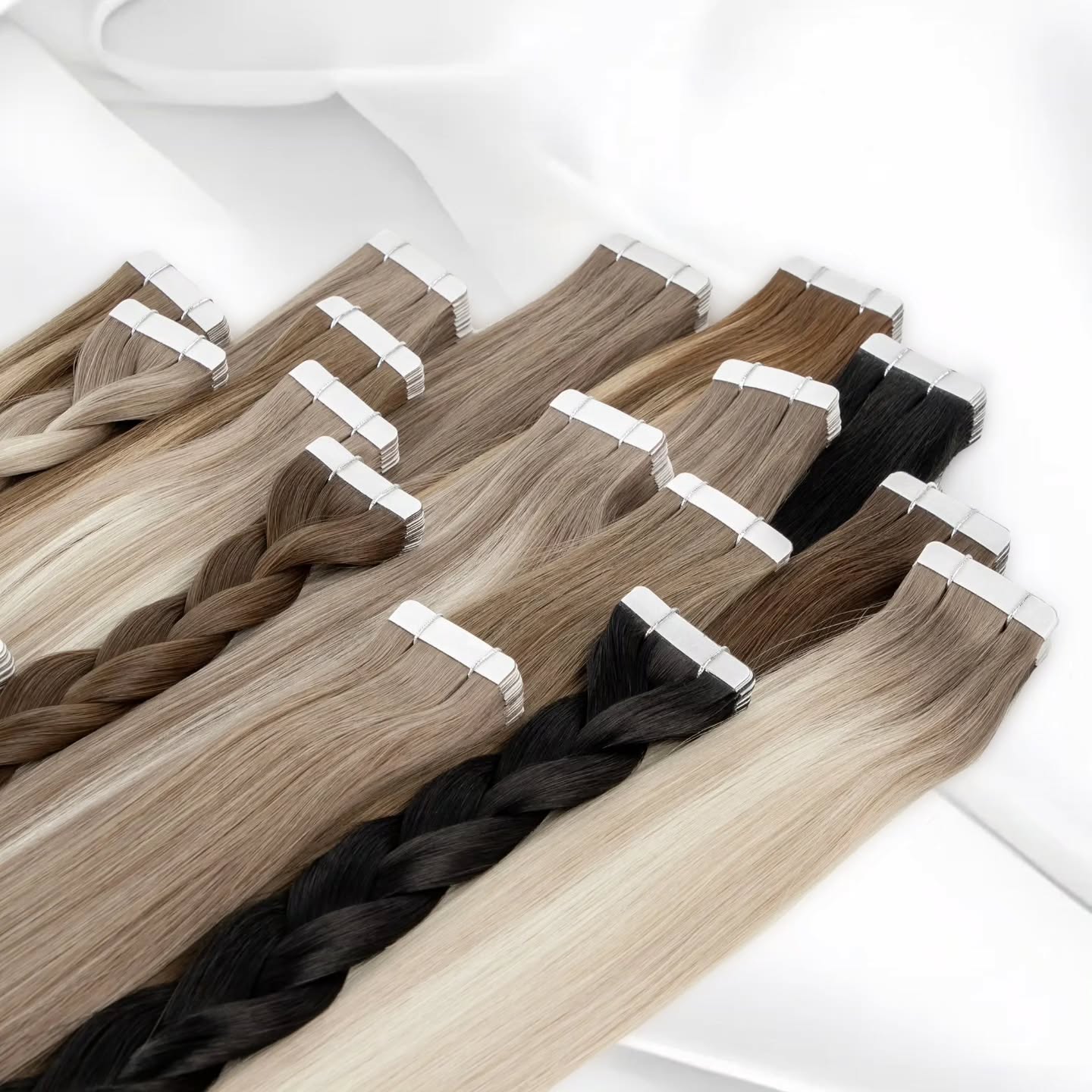 Invisible Tape In Extensions Real Hair - %100 Remy Gerçek Saç Düz Bantlı