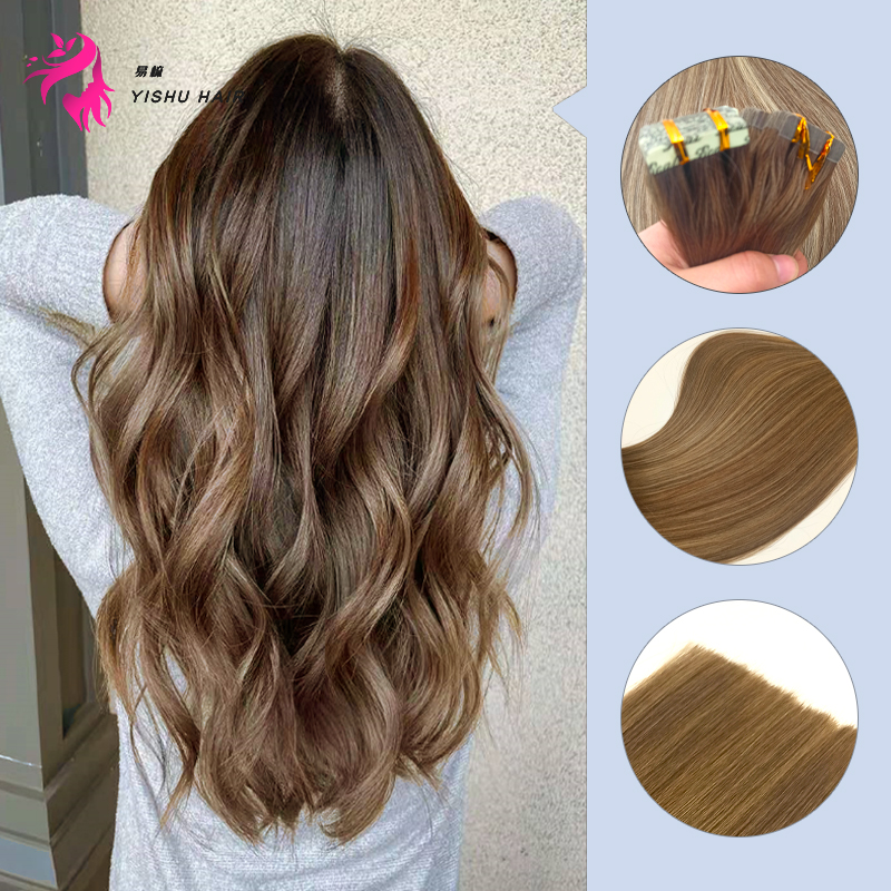 Invisible Tape In Extensions Real Hair - Bantlı Saç Eklenmesi Ham Bakire Kalite