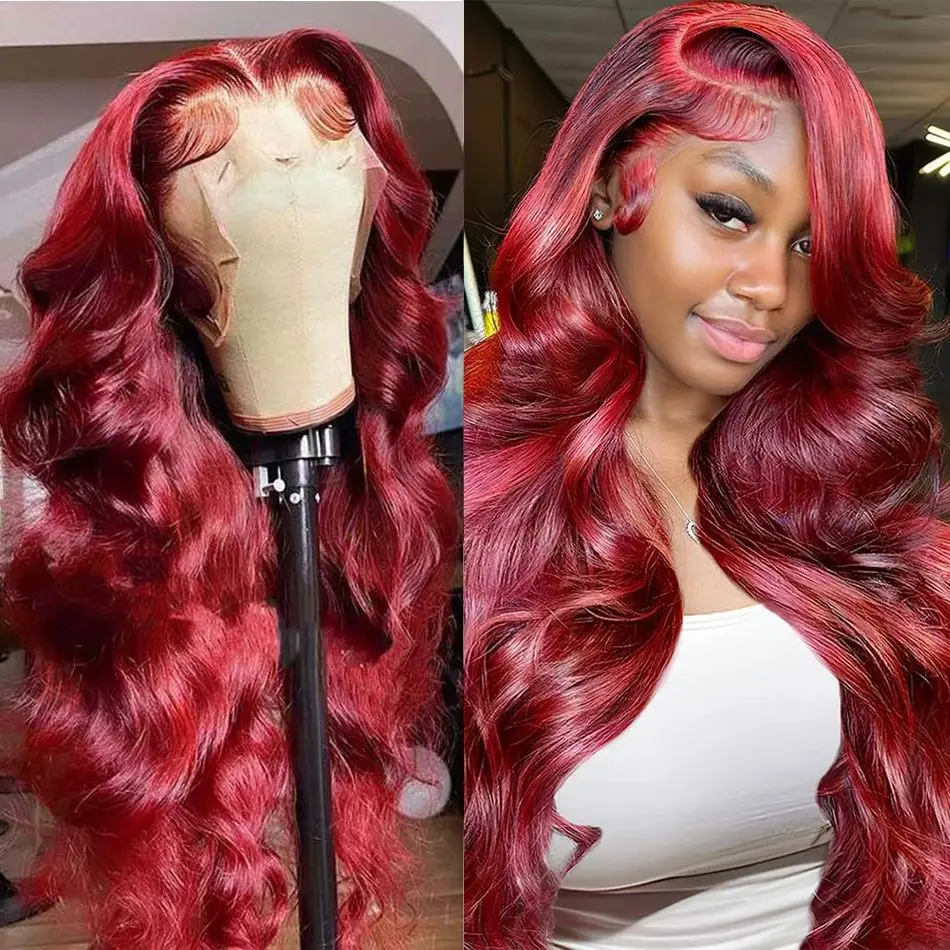 Human Hair Wigs - 200 Yoğunluklu 13x4 Vücut Dalgası Dantel