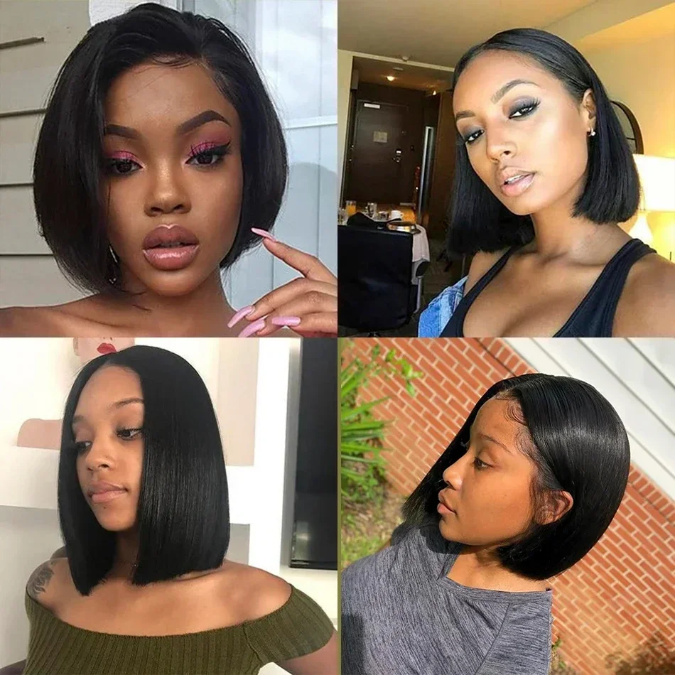 2026 YENİ Bob Peruk, Siyah Ten - Glueless Wear And Go Human Hair Wig incelemesi ve fiyatı