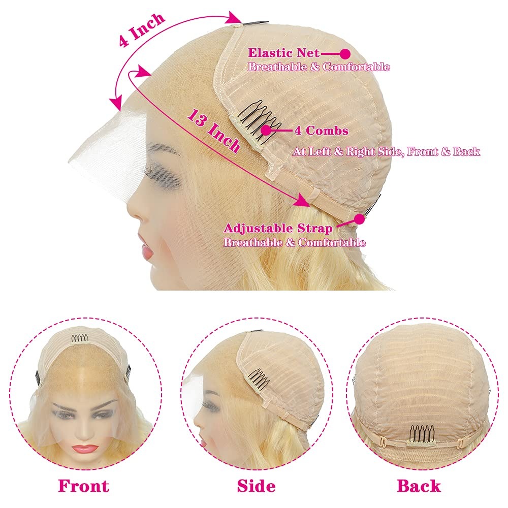13x4 Dantel Ön Peruk Gerçek Sa - 613 Blonde Body Wave Lace Front Wig incelemesi ve fiyatı