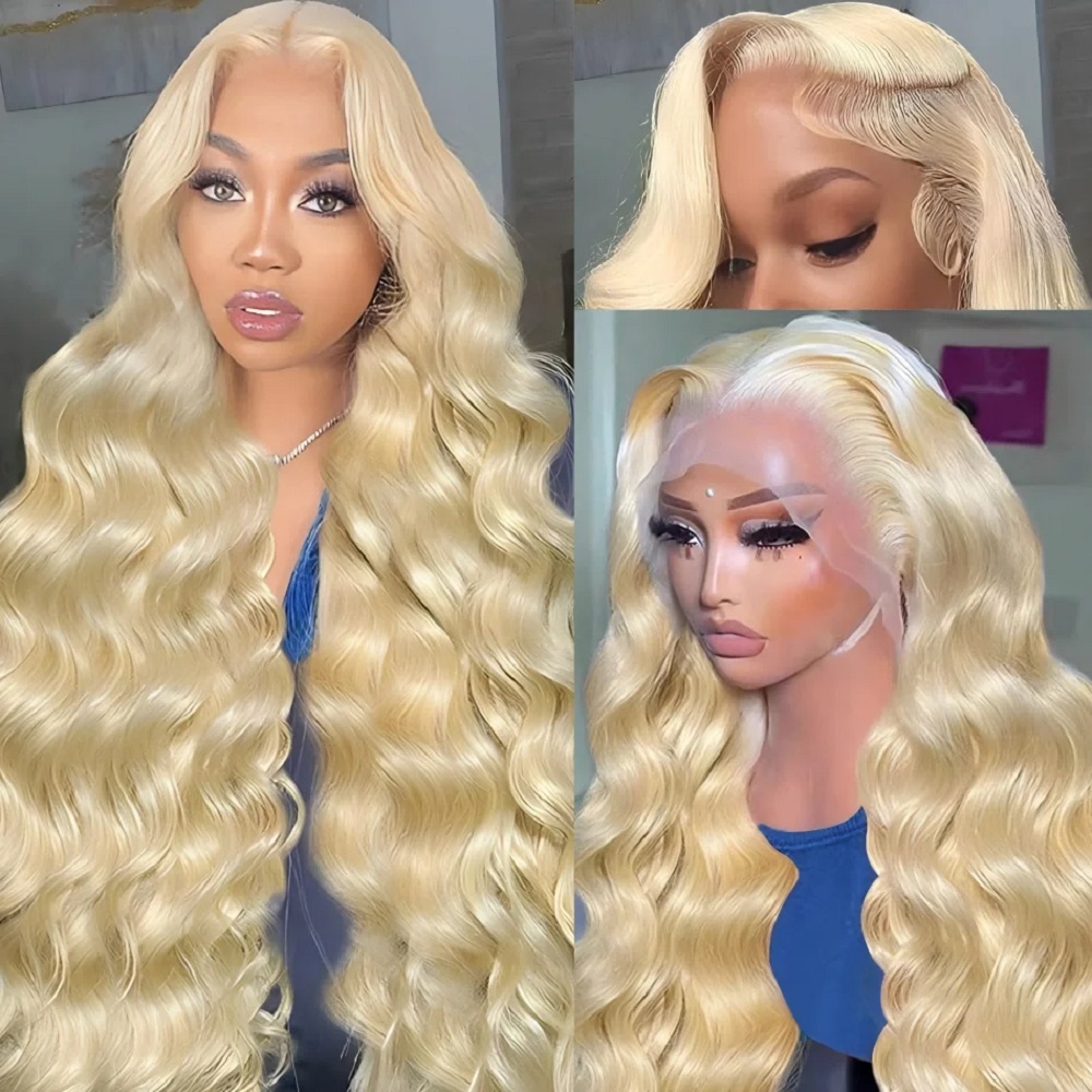 46 İnç HD Sarı 13x4 Dantel Ön  - Human Hair Wigs incelemesi ve fiyatı