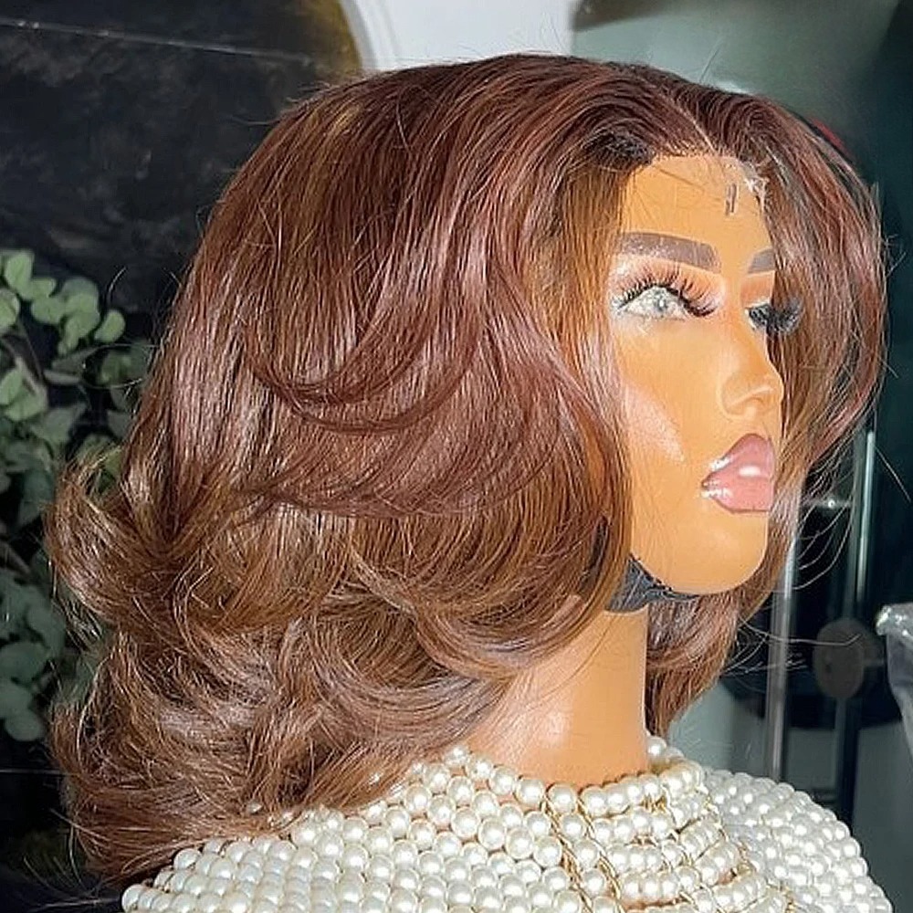 BOb Brown 13x4 Hd Sentetik Dan - Pre Parted 13X4 Lace Front Bob Wig incelemesi ve fiyatı