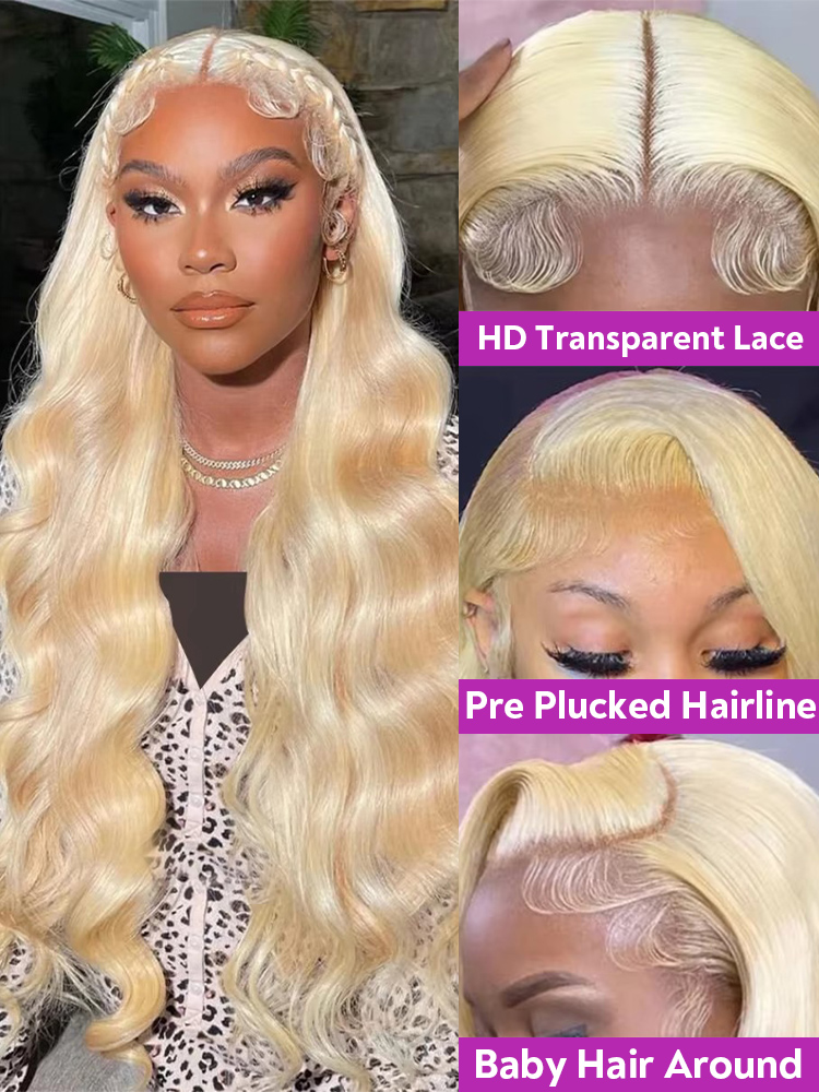 220% Yoğunluk 613 Bal Sarısı D - 613 Blonde Body Wave Lace Front Wig incelemesi ve fiyatı