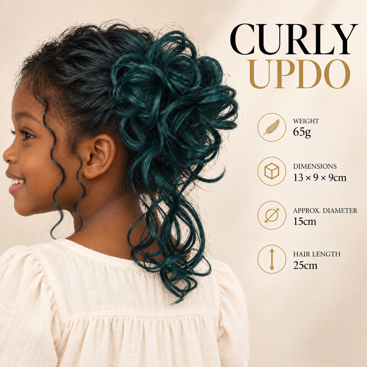Kıvırcık Topuz Saç Parçası, 65 - Claw Clip Messy Bun Hair Piece incelemesi ve fiyatı